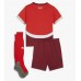 Camiseta Suiza Primera Equipación Replica Eurocopa 2024 para niños mangas cortas (+ Pantalones cortos)